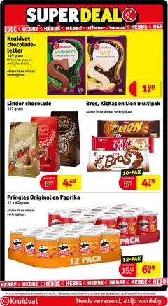Pringles Original en Paprika, 12 x 40 gram Alleen in de winkel verkrijgbaar. - Voorbeeld van een folder van Kruidvat, geldig van 25.11.2025 | Pagina: 102 | Producten: Kan, Kész piskótalap, Pringles, Gyömbér shot