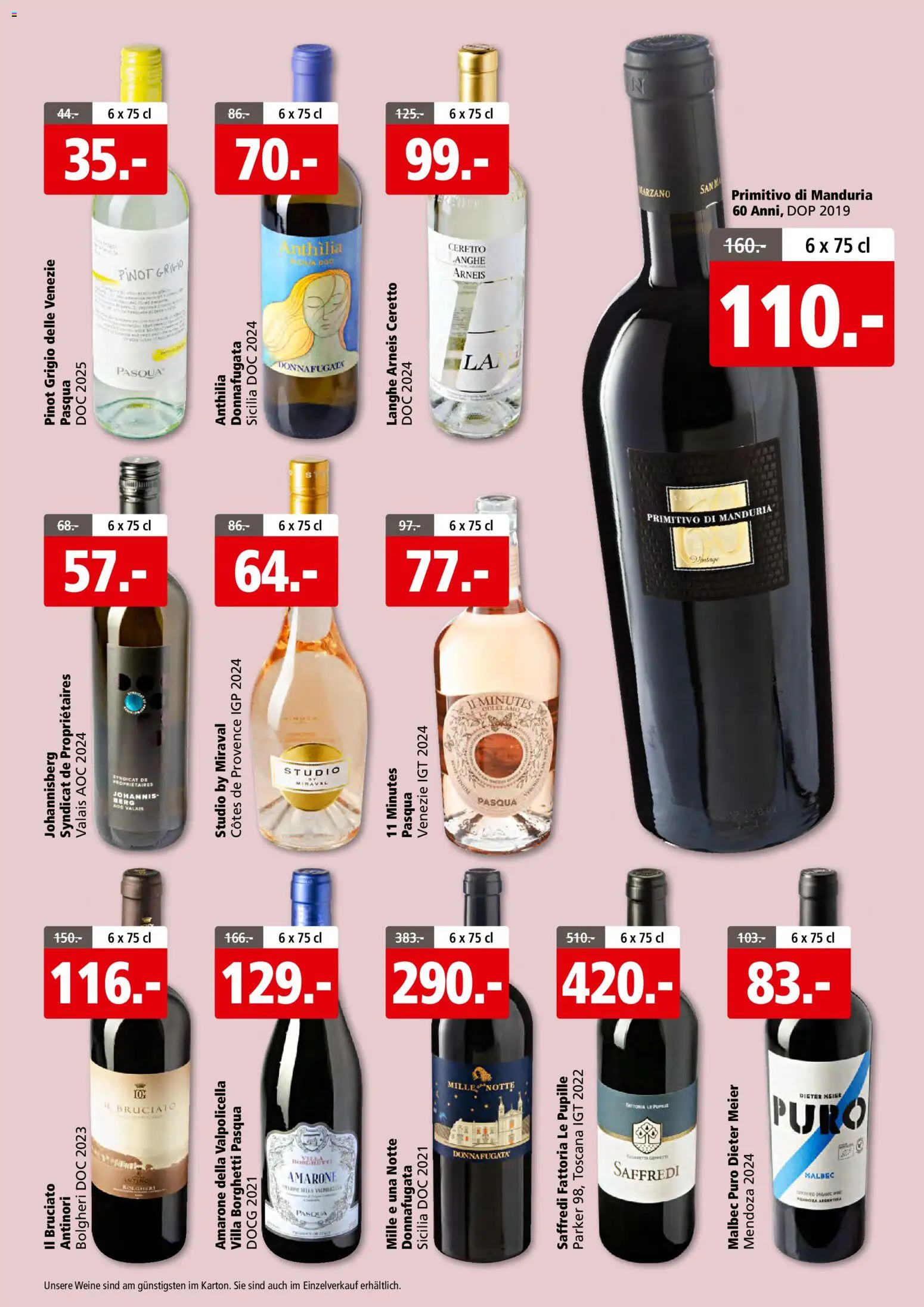 Aligro aktionen 2000 Schlieren, Gossau SG, Frauenfeld, Rapperswil-Jona, Sargans, Bern – gültig ab 20.04.2026 | Seite: 11