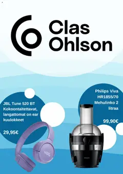 Katso Clas Ohlson tarjoukset voimassa alkaen 18.08.2025