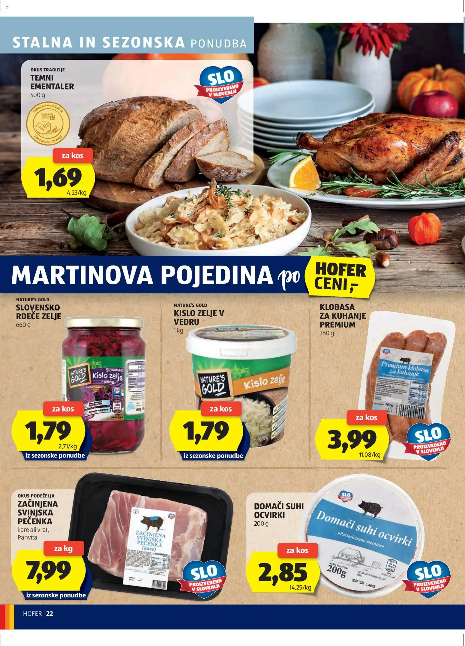 Hofer SI katalog | vrijedi od 30.10.2025 | Stranica: 22 | Proizvodi: Zelje