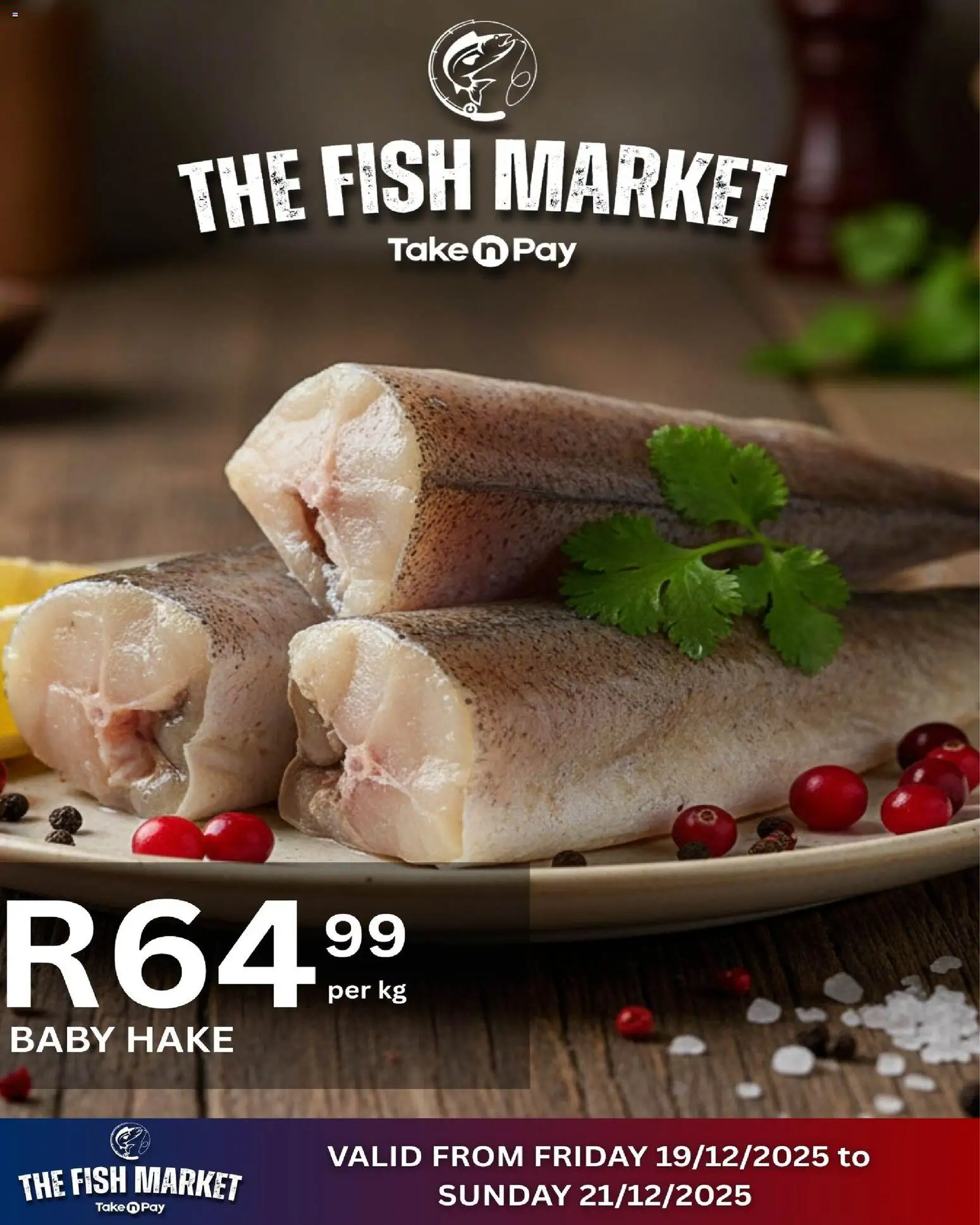 New Take n Pay catalogue – valid from 19.12.2025 | Page: 1 | Products: Fish