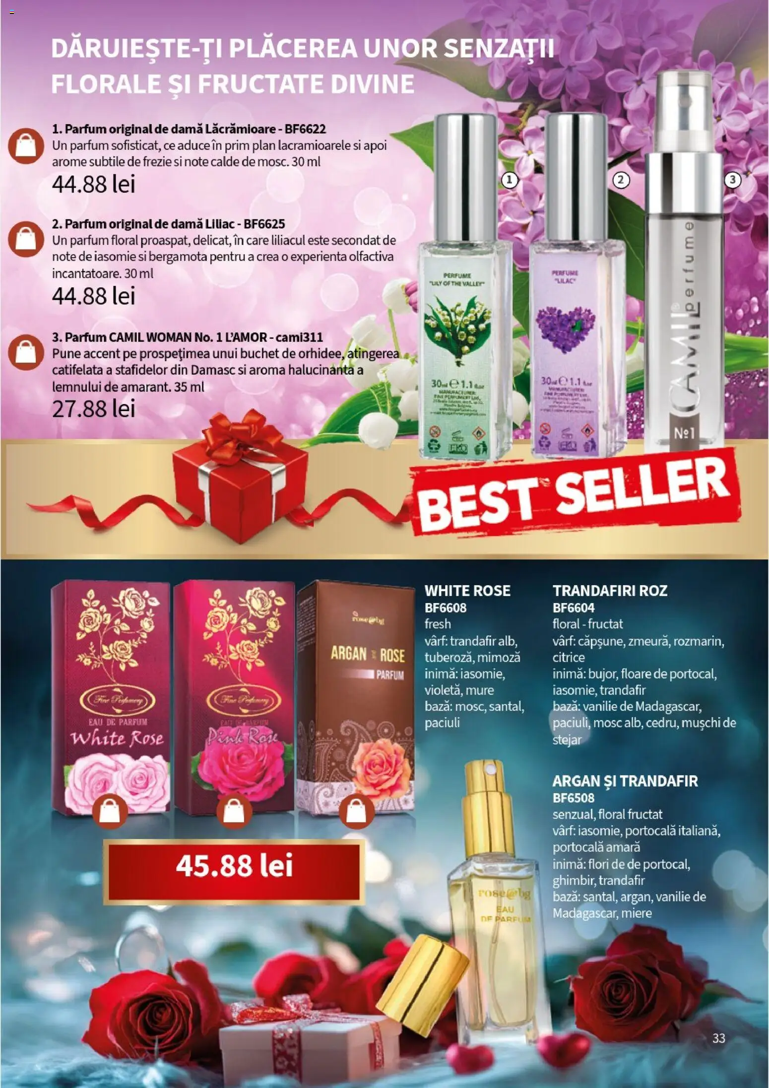 Noul catalog Lady’s – valabil de la 10.11.2025 | Pagină: 35 | Produse: Trandafir, Parfum