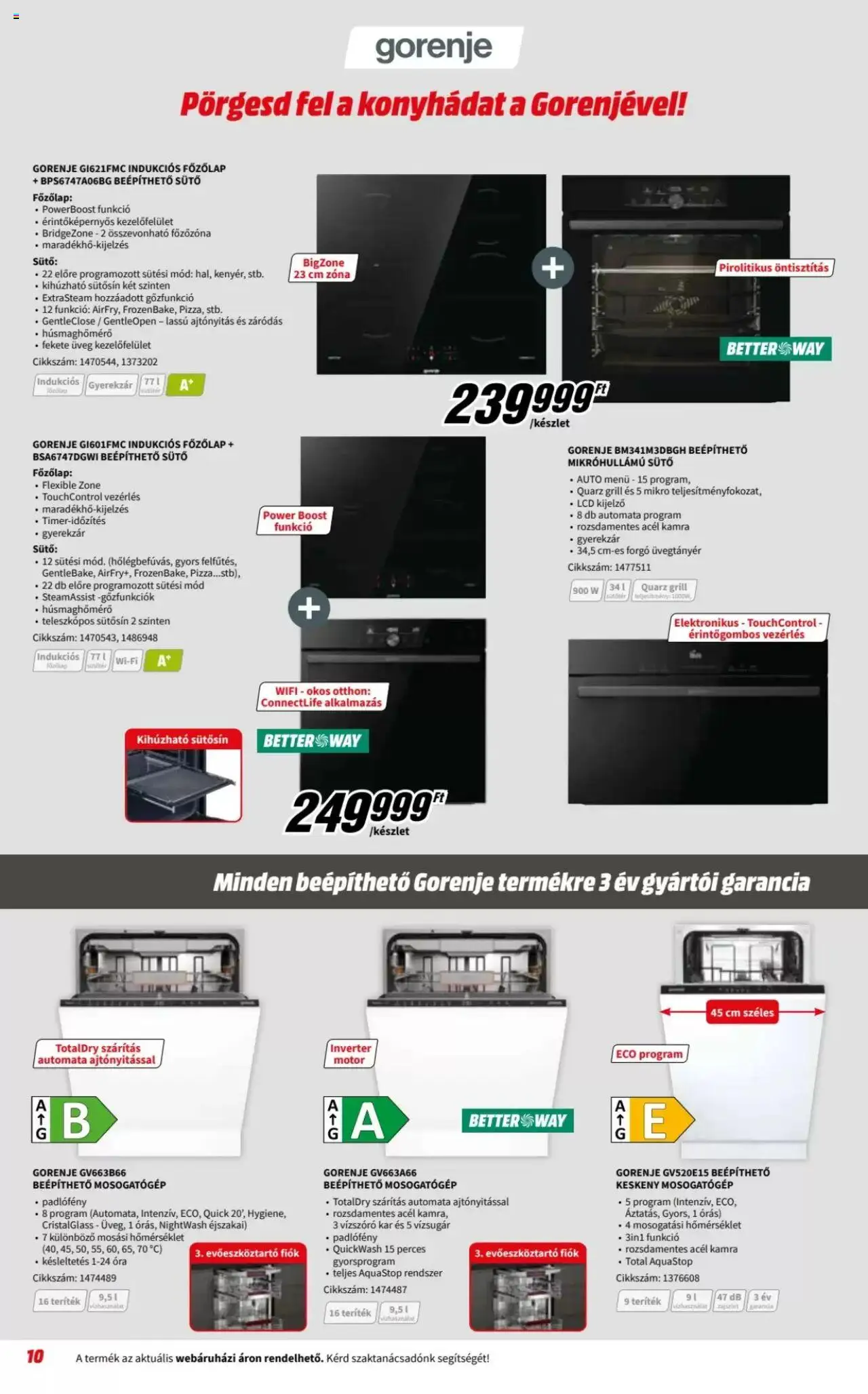 Media Markt akciós ujság - amely érvényes a következő dátumtól: 06.08.2025 | Oldal: 10 | Termékek: Evőeszköztartó, Sütő, Mikrohullámú sütő, Grill