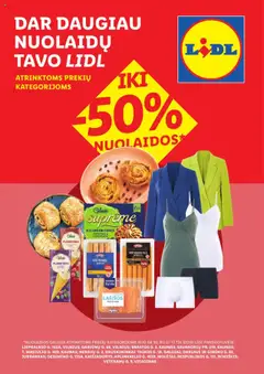 LIDL leidinių peržiūra, galiojančių nuo 30.06.2025