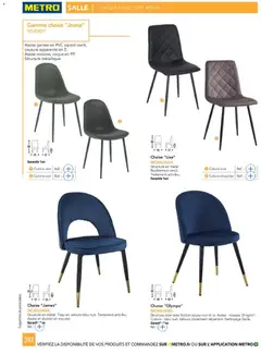 METRO - Prévisualisation de METRO - CHR Équipement valide à partir de 01.01.2025 | Page: 392 | Produits: Mousse, Chaise, Chocolat