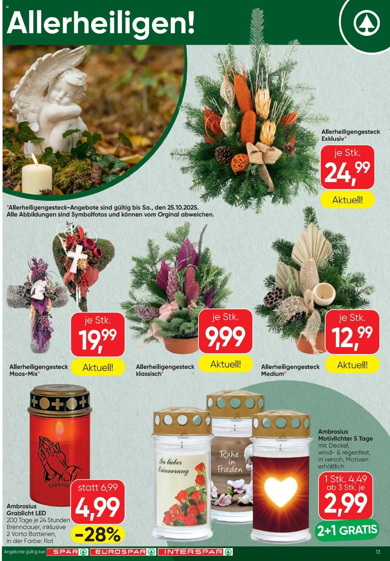 Spar Flugblatt gültig ab 23.10.2025 | Seite: 13