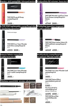 Katalógus Oriflame 2025/14 - amely érvényes a következő dátumtól: 01.10.2025 | Oldal: 30 | Termékek: Szempillaspirál, Szemöldökspirál
