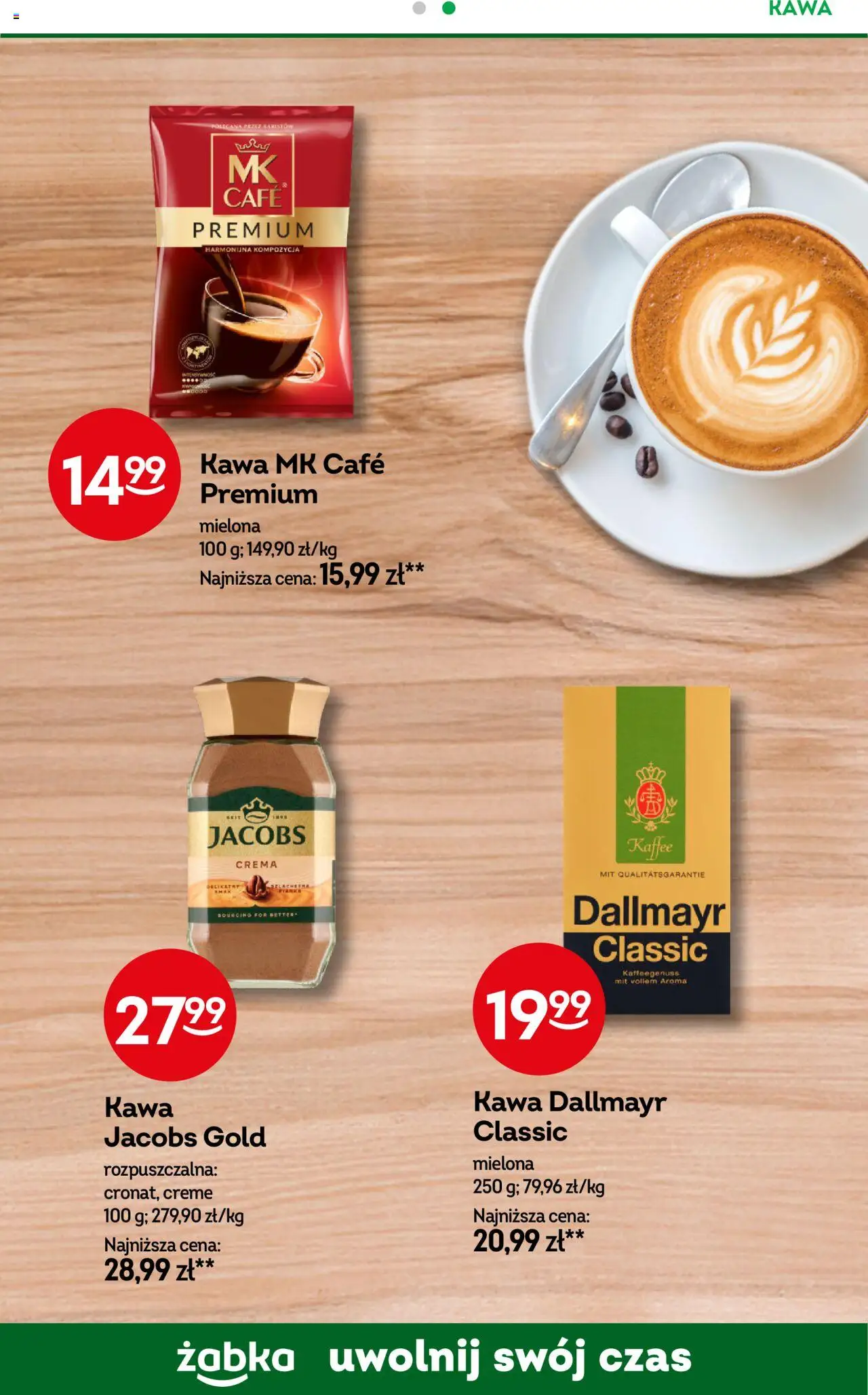 Żabka Gazetka - To się opłaca od 13.08.2025 | Strona: 15 | Produkty: Kawa Dallmayr, Kawa