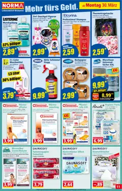Norma Flugblatt ab 30.03.2026 gültig | Seite: 11 | Produkte: Gürtel, Box, Creme, Waschmittel
