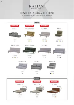 Pré-visualização Espaço Casa - Catálogo Kaliási - Sofás Camas válido de 21.07.2025 | Página: 2 | Produtos: Sofás, Colchão