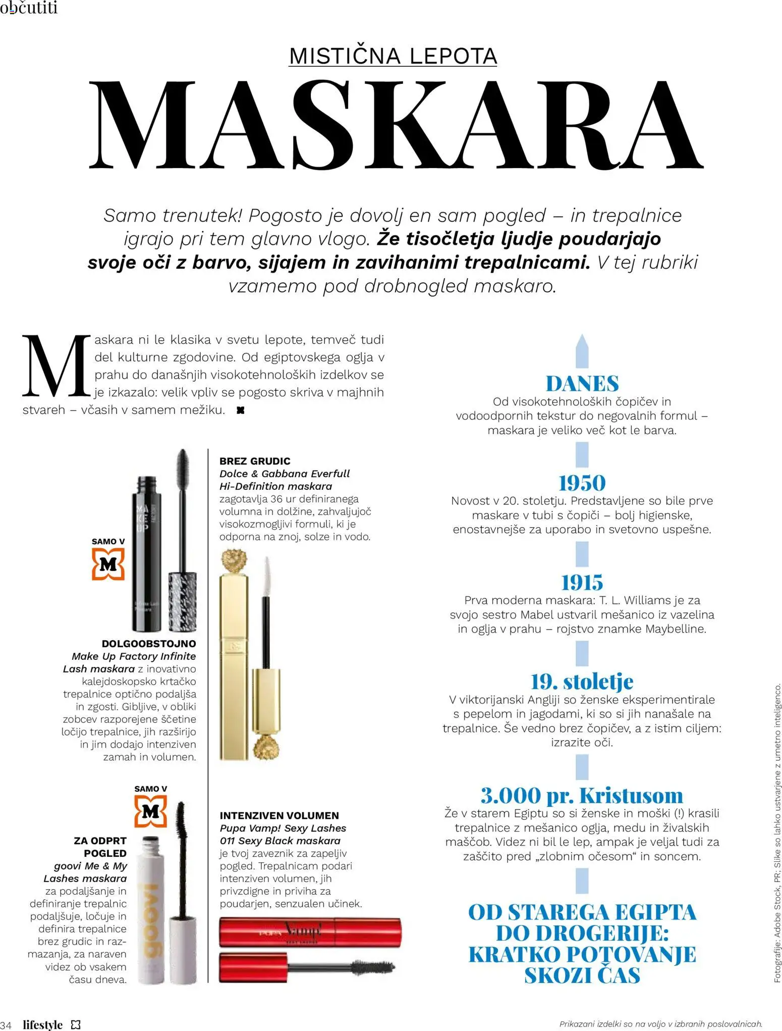 Novi Müller katalog ponudbe – veljaven od 01.01.2026 | Stran: 34 | Izdelki: Maskara