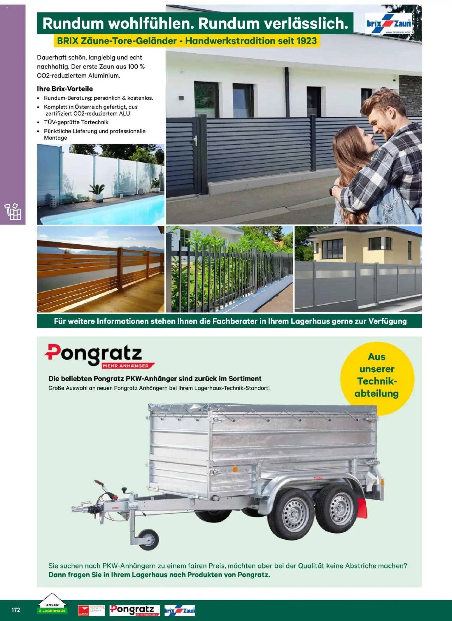 Lagerhaus Garten & Freizeit Katalog 2026 - Wien, Innsbruck gültig ab 01.03.2026 | Seite: 172