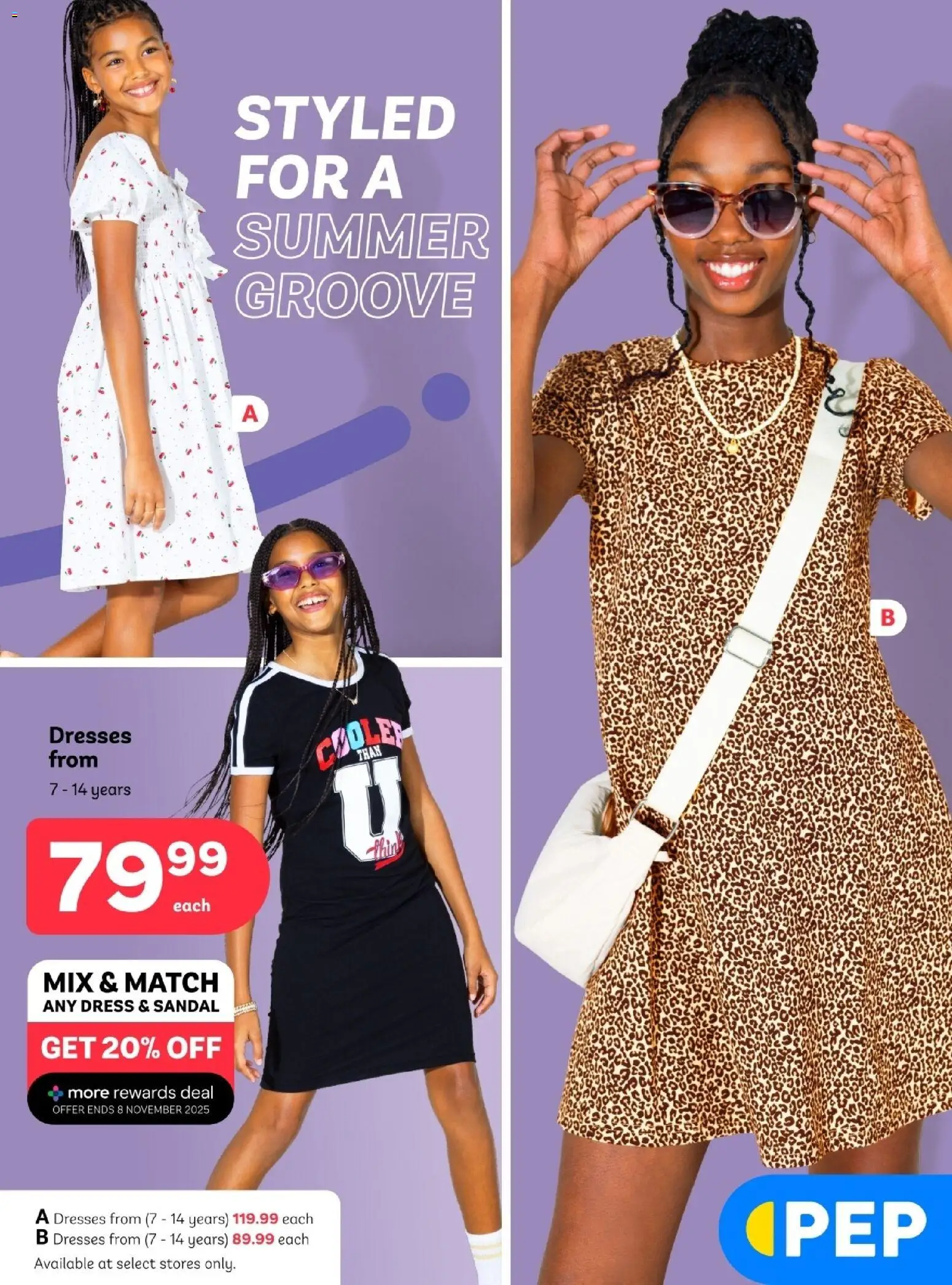 New PEP Stores catalogue – valid from 24.10.2025 | Page: 3 | Products: Dress