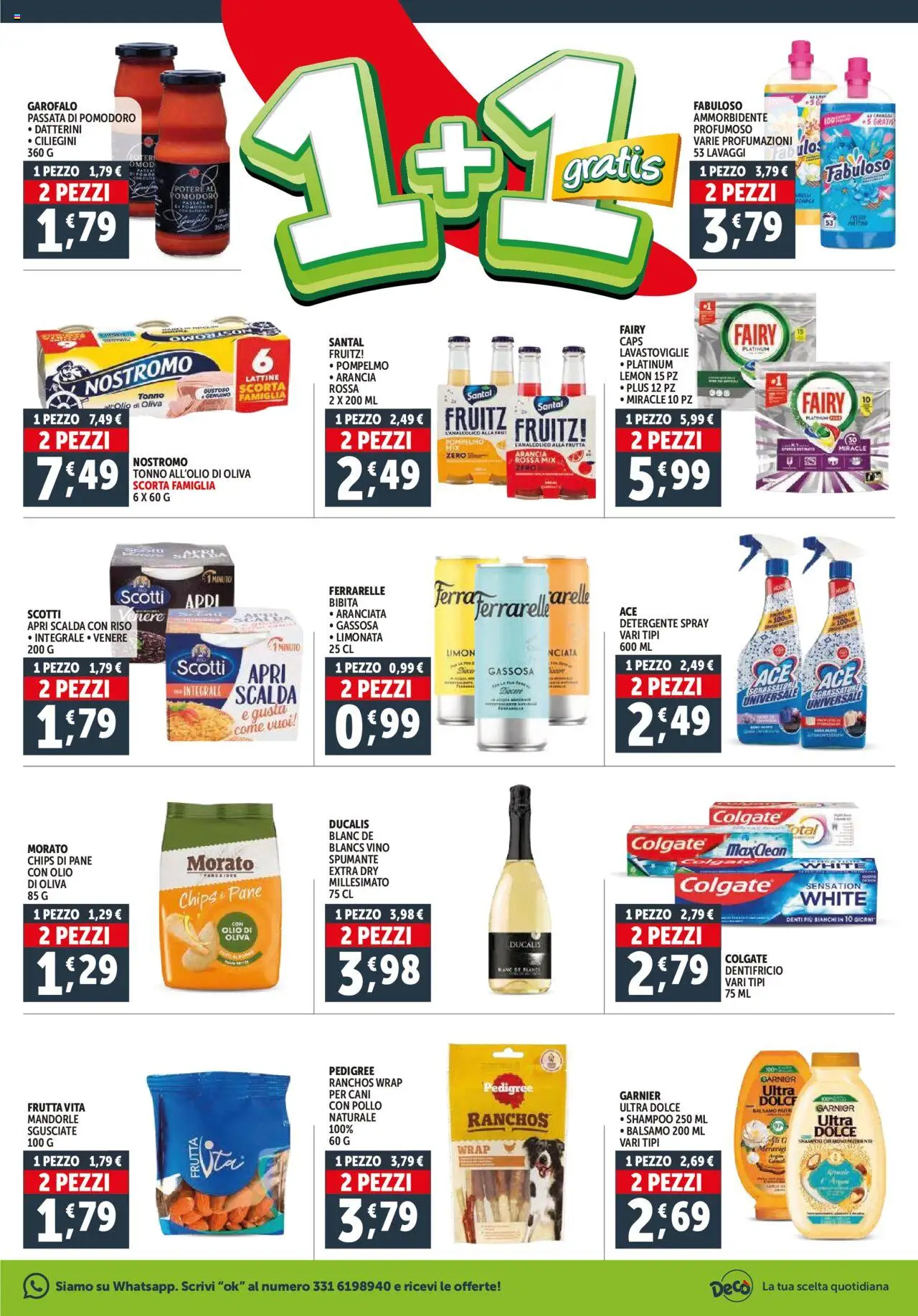 Volantino Decò del 16.10.2025 | Pagina: 3 | Prodotti: Dentifricio, Vino, Arancia, Olio di Oliva