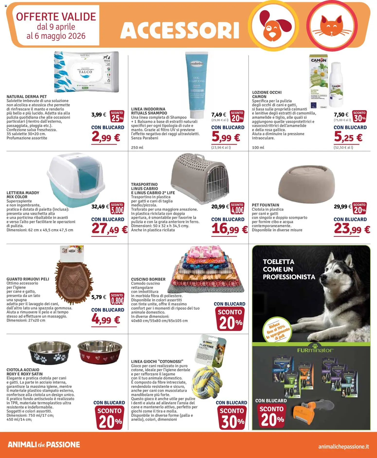 Volantino Il Gigante del 09.04.2026 | Pagina: 6 | Prodotti: Paletta, Balsamo, Gioco, Cuscino