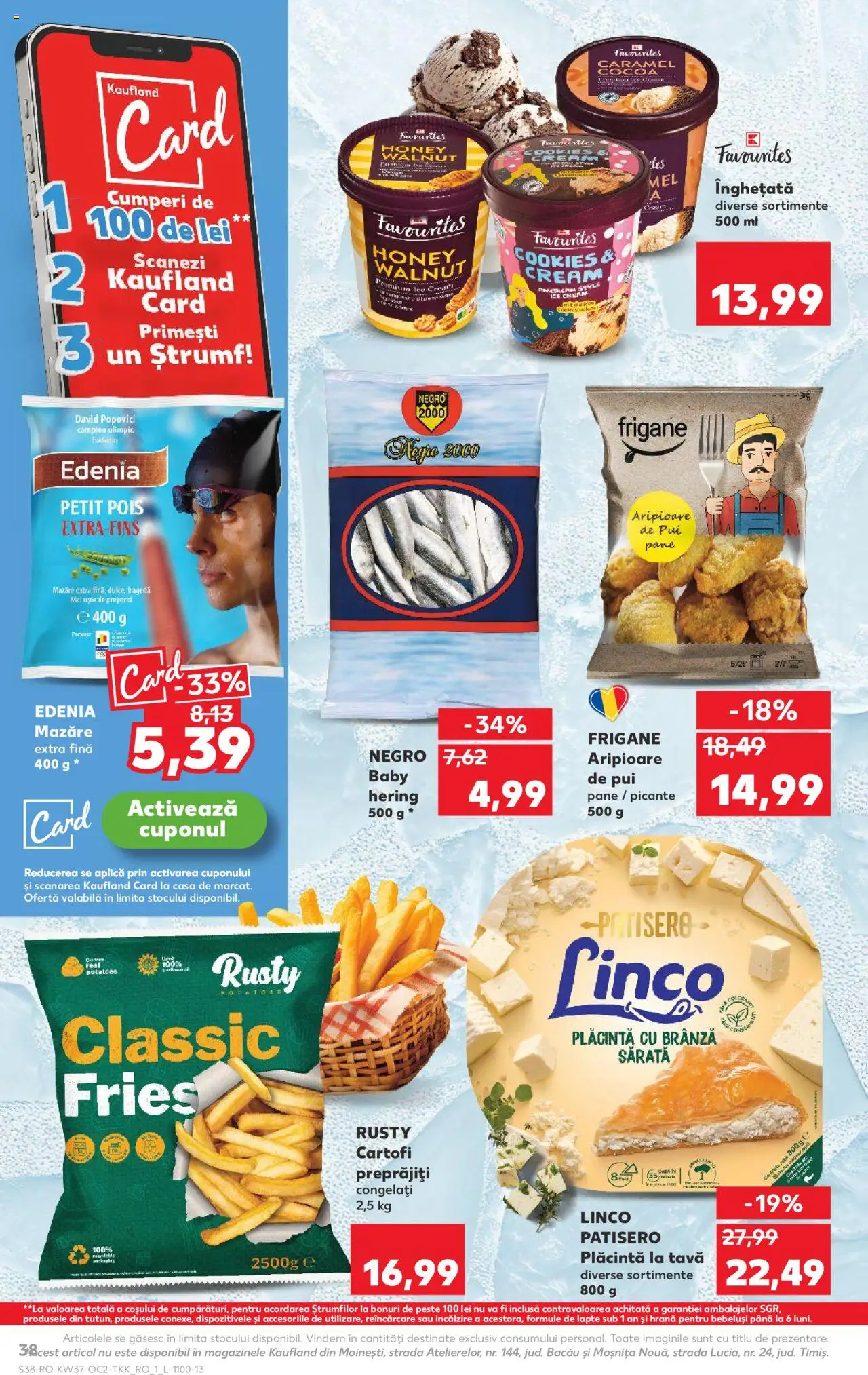 Kaufland RO akciós ujság - amely érvényes a következő dátumtól: 10.09.2025 | Oldal: 38 | Termékek: Hering