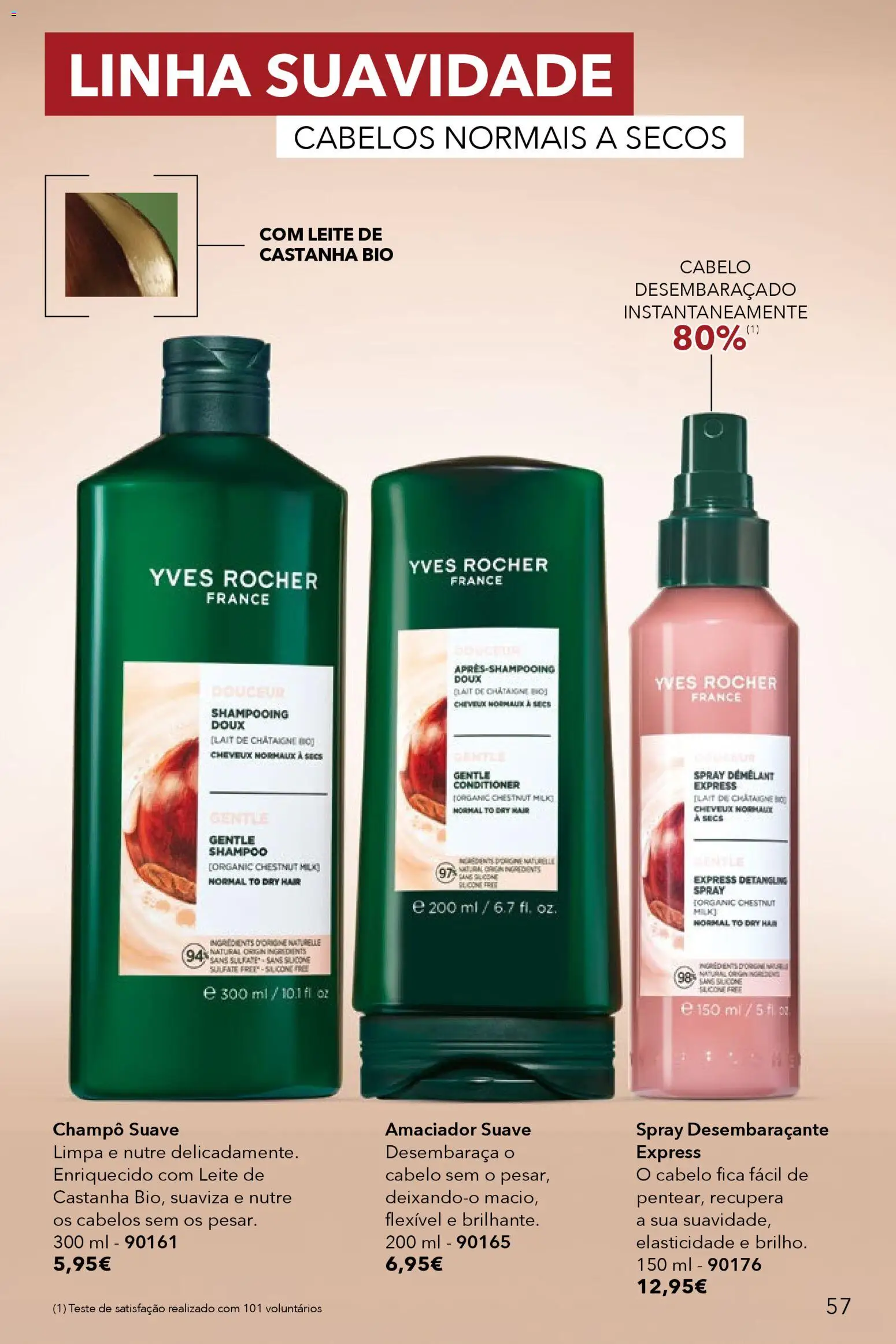 Yves Rocher catálogo 4 │ válido de 12.03.2026 | Página: 57 | Produtos: Shampoo, Leite