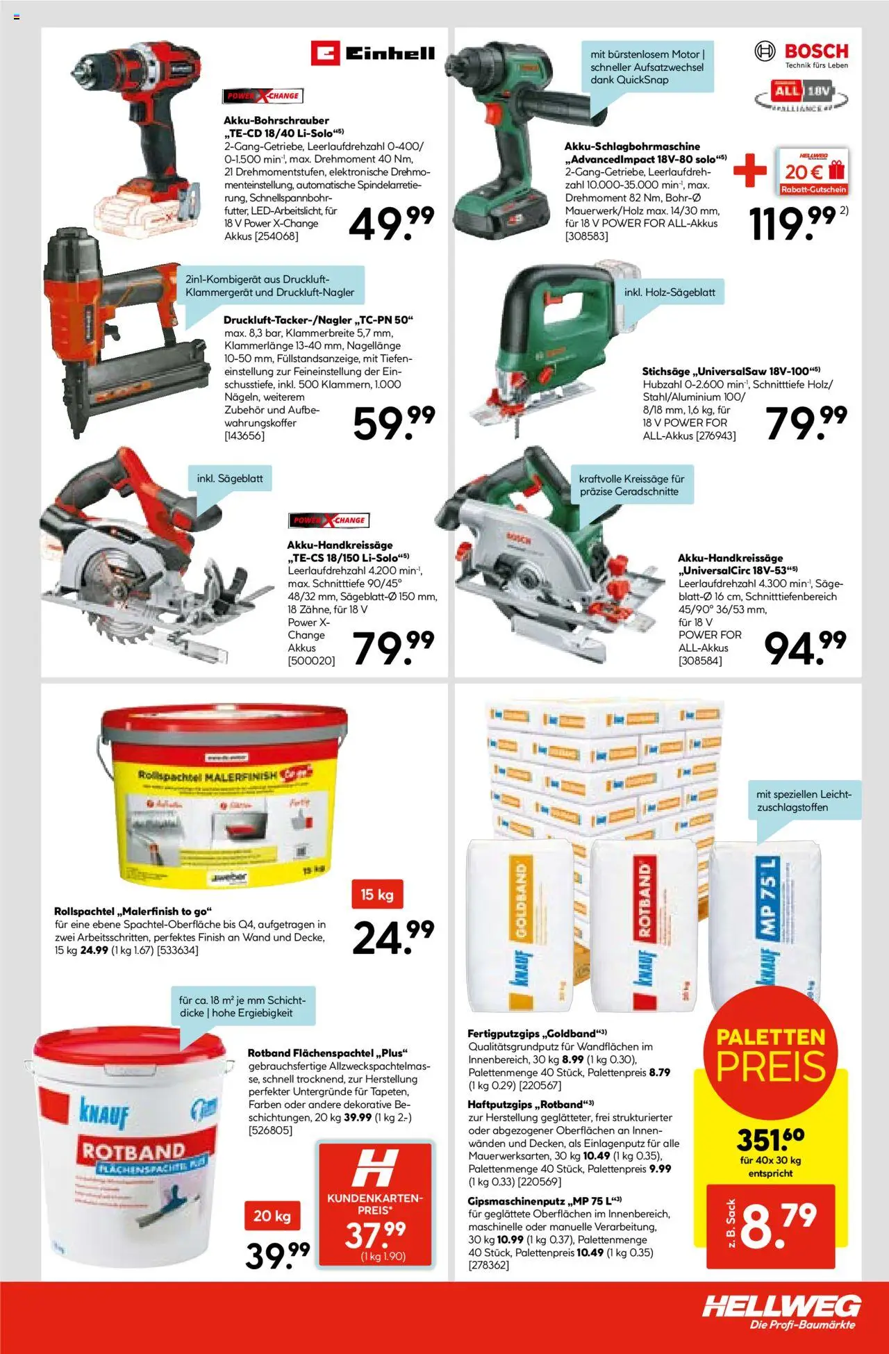 Hellweg Prospekt – gültig ab 13.10.2025 | Seite: 3 | Produkte: Bosch, Finish