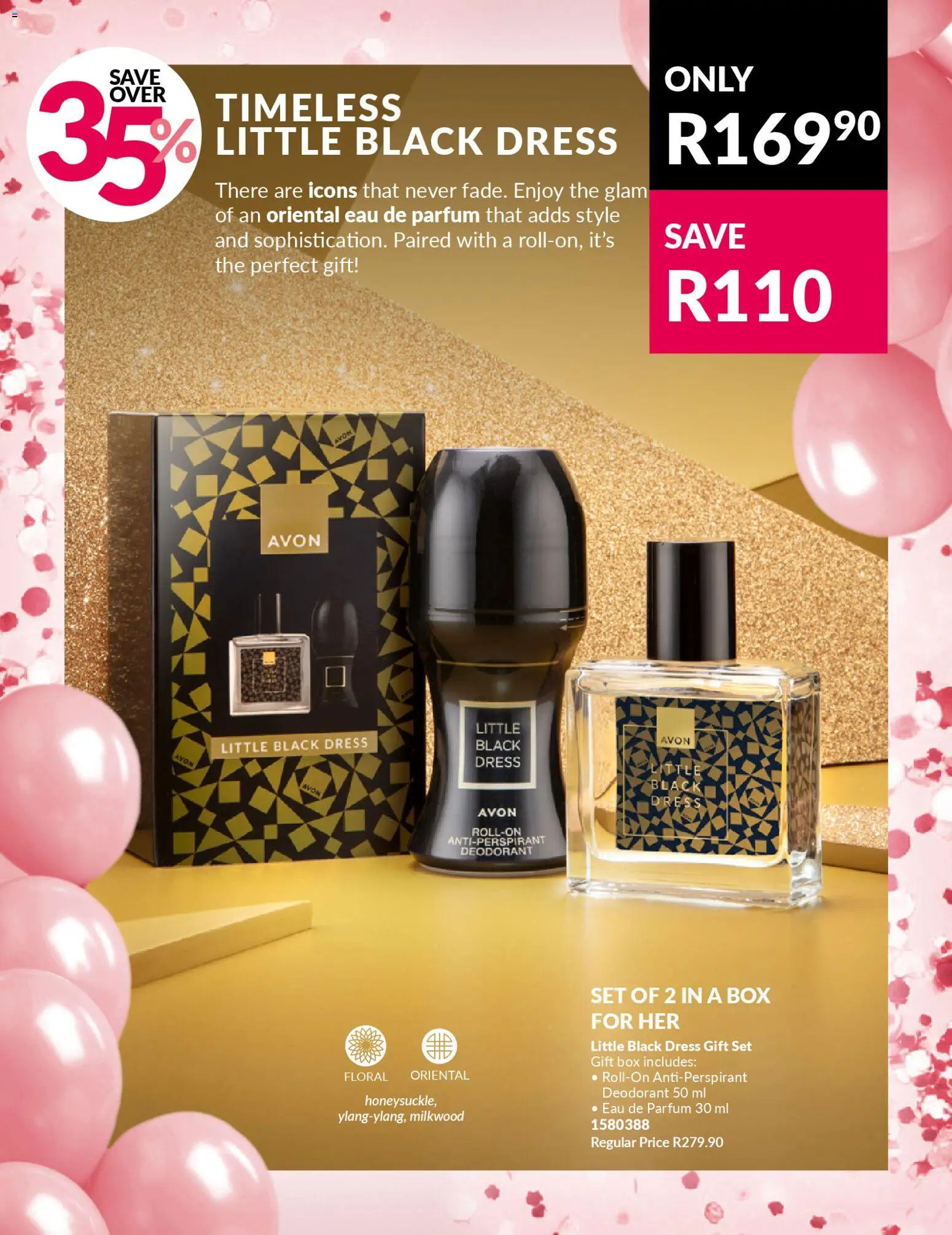 New Avon catalogue – valid from 24.01.2026 | Page: 6 | Products: Dress, Box, Deodorant, Antiperspirant