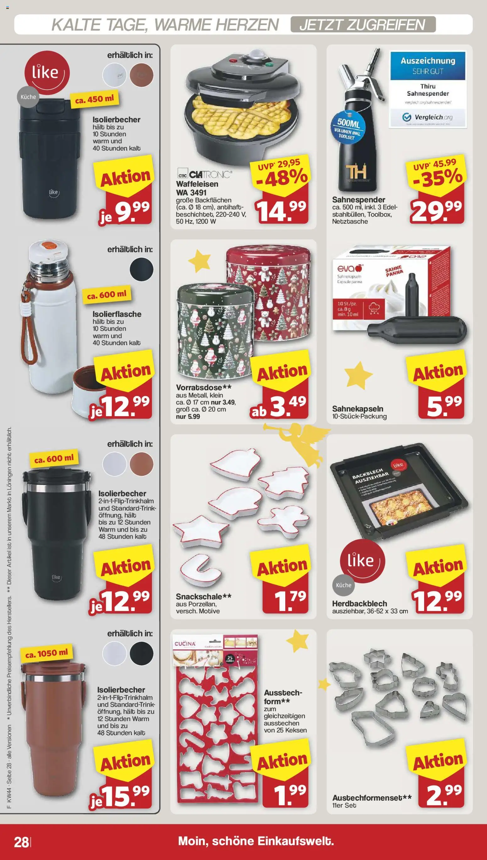 Famila Nordwest Prospekt 	 – gültig ab 27.10.2025 | Seite: 31 | Produkte: Küche, Waffeleisen, Sahne