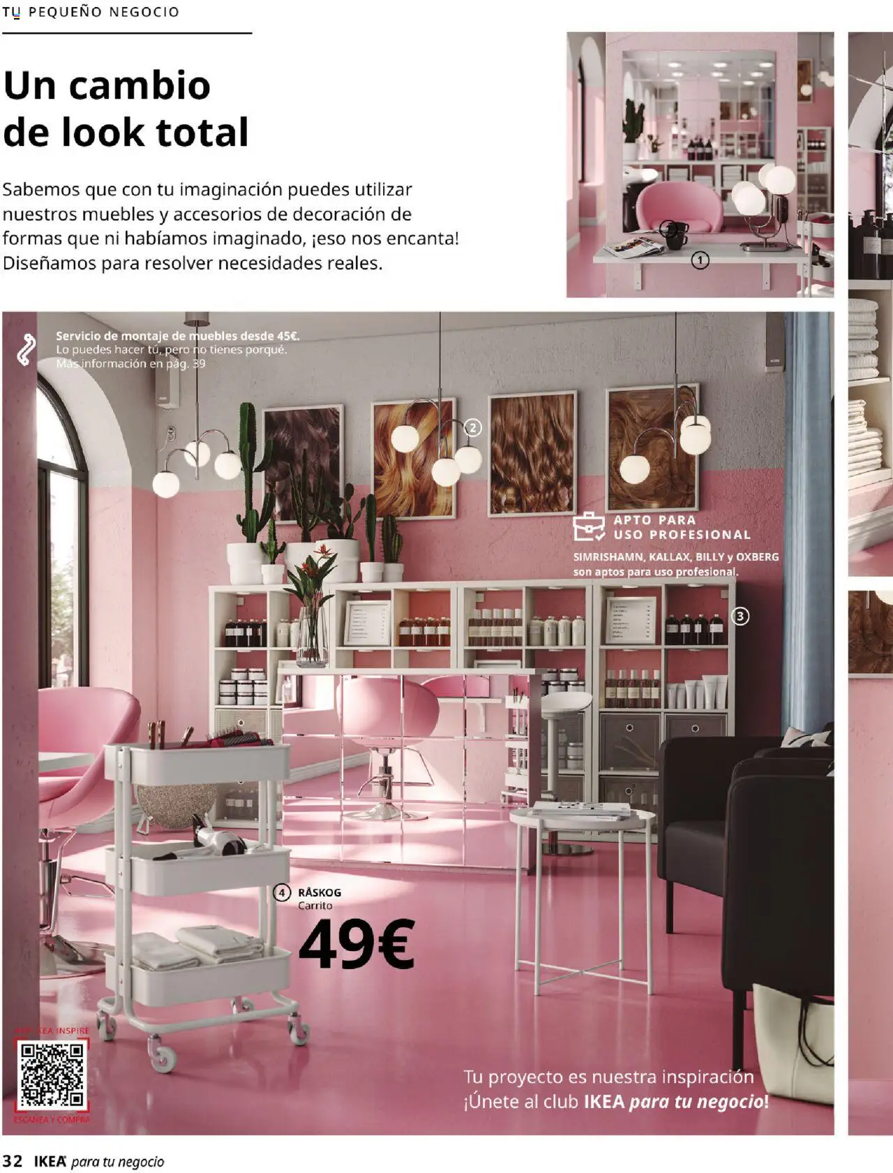 Catálogo IKEA para tu negocio │ válido desde el 04.02.2025 | Página: 32 | Productos: Muebles