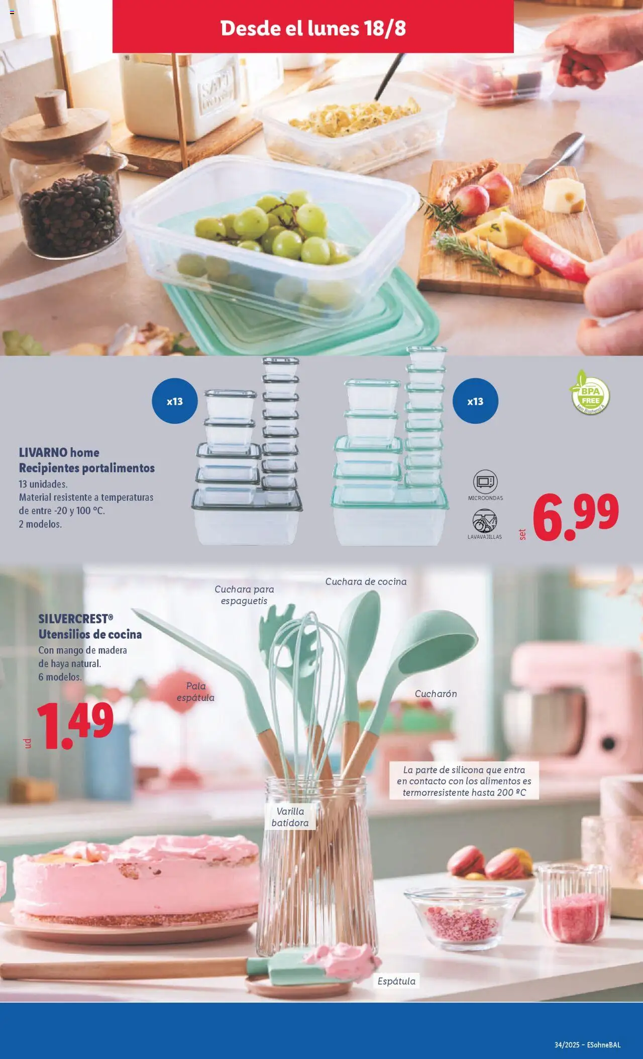 Lidl catálogo de bazar VAL │ válido desde el 18.08.2025 | Página: 11 | Productos: Cocina, Lavavajillas, Ρούτερ, Batidora