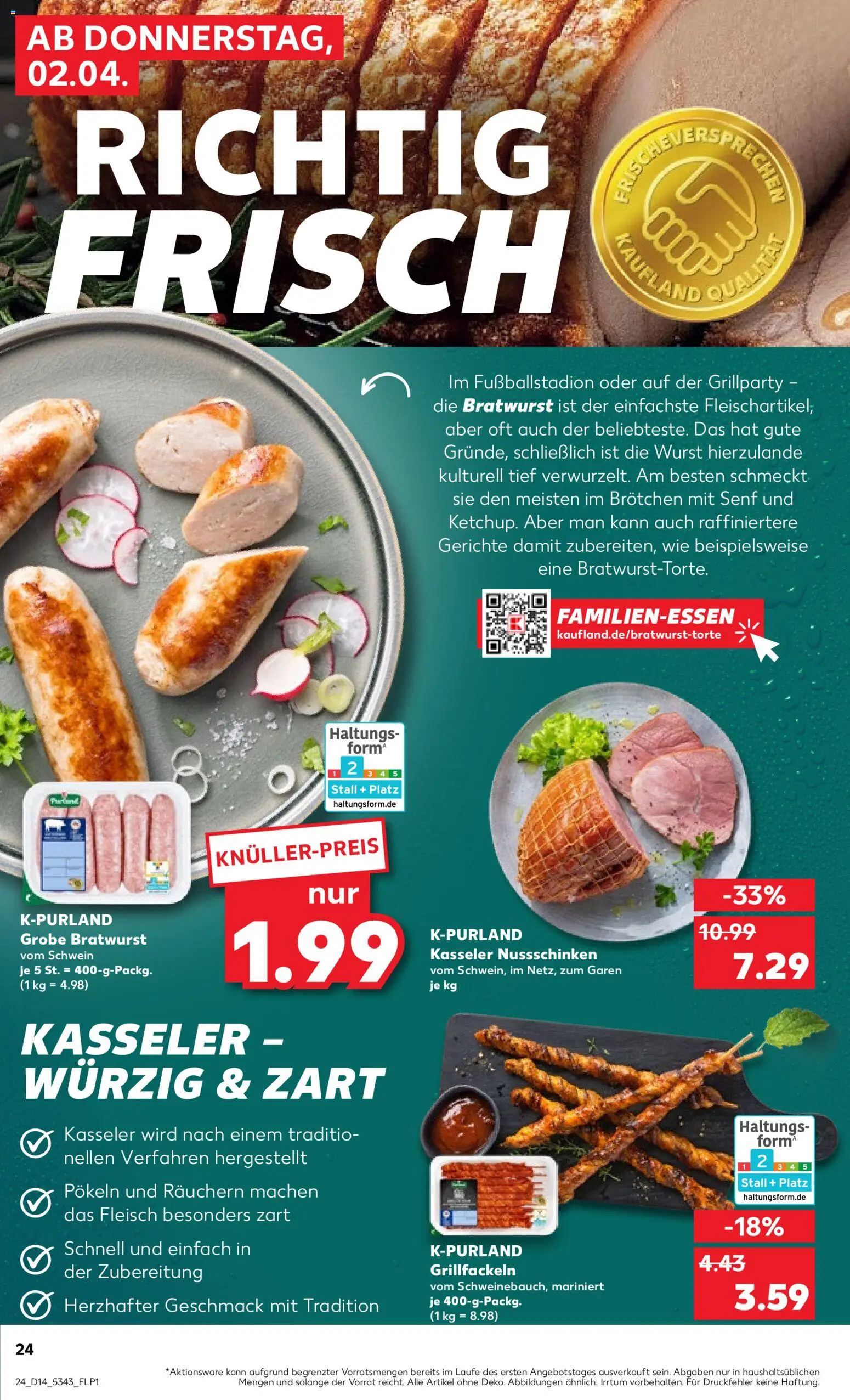 Kaufland Německo leták od 02.04.2026 💥 Nenechte si ujít TOP nabídky! ⭐ | Ceská republika