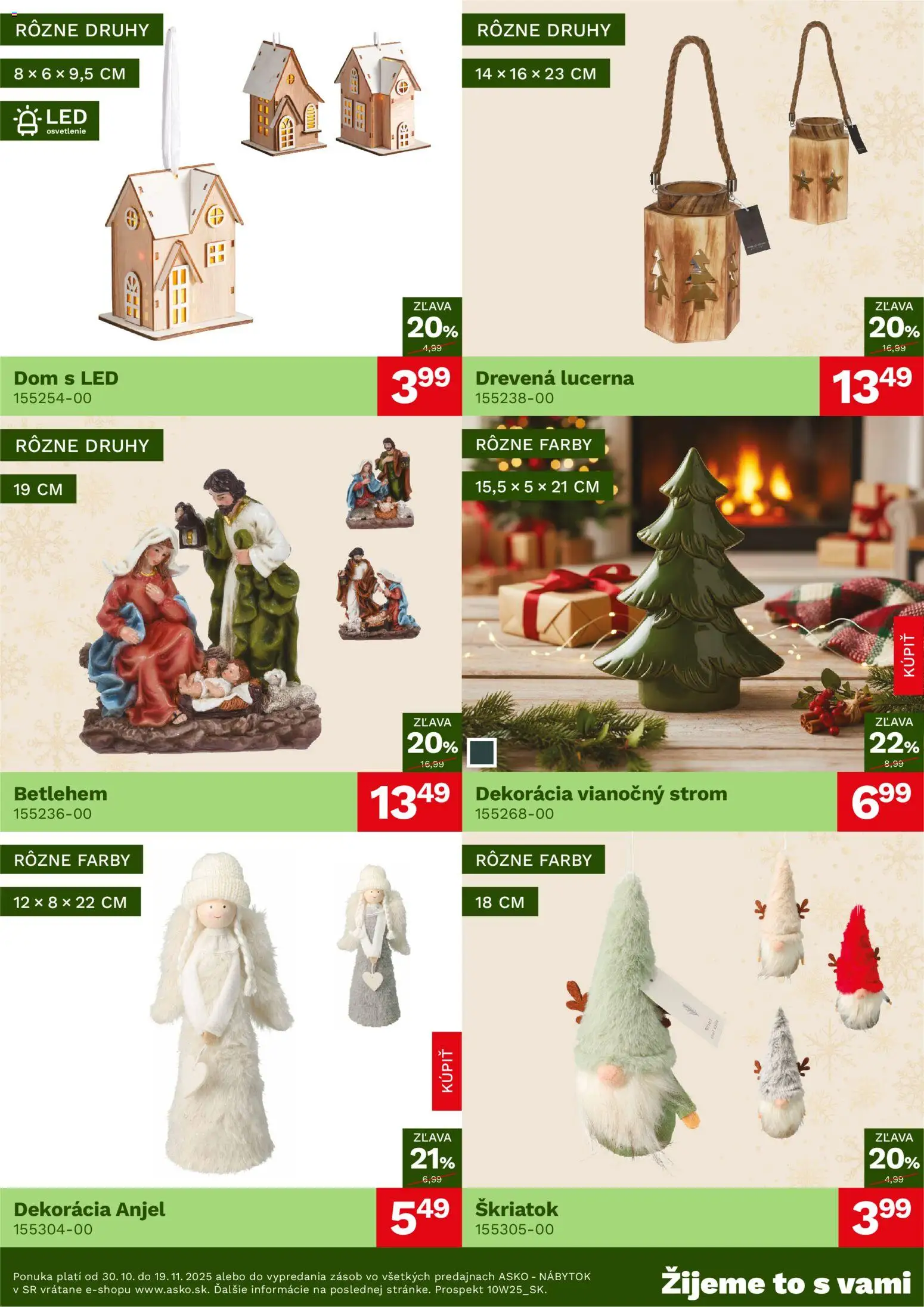 Nové ASKO nábytok akcie – leták je platný od 30.10.2025 | Strana: 3 | Produkty: Nábytok, Led osvetlenie, Osvetlenie