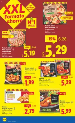 Lidl catálogo MAD │ válido desde el 30.06.2025 | Página: 8 | Productos: Jamón, Pizza, Horno, Nuggets
