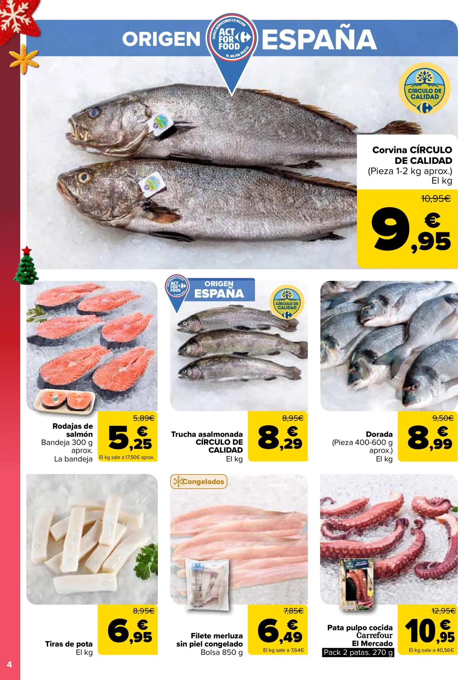 Carrefour folleto │ válido desde el 29.12.2025 | Página: 4 | Productos: Bolsa, Filete, Bandeja