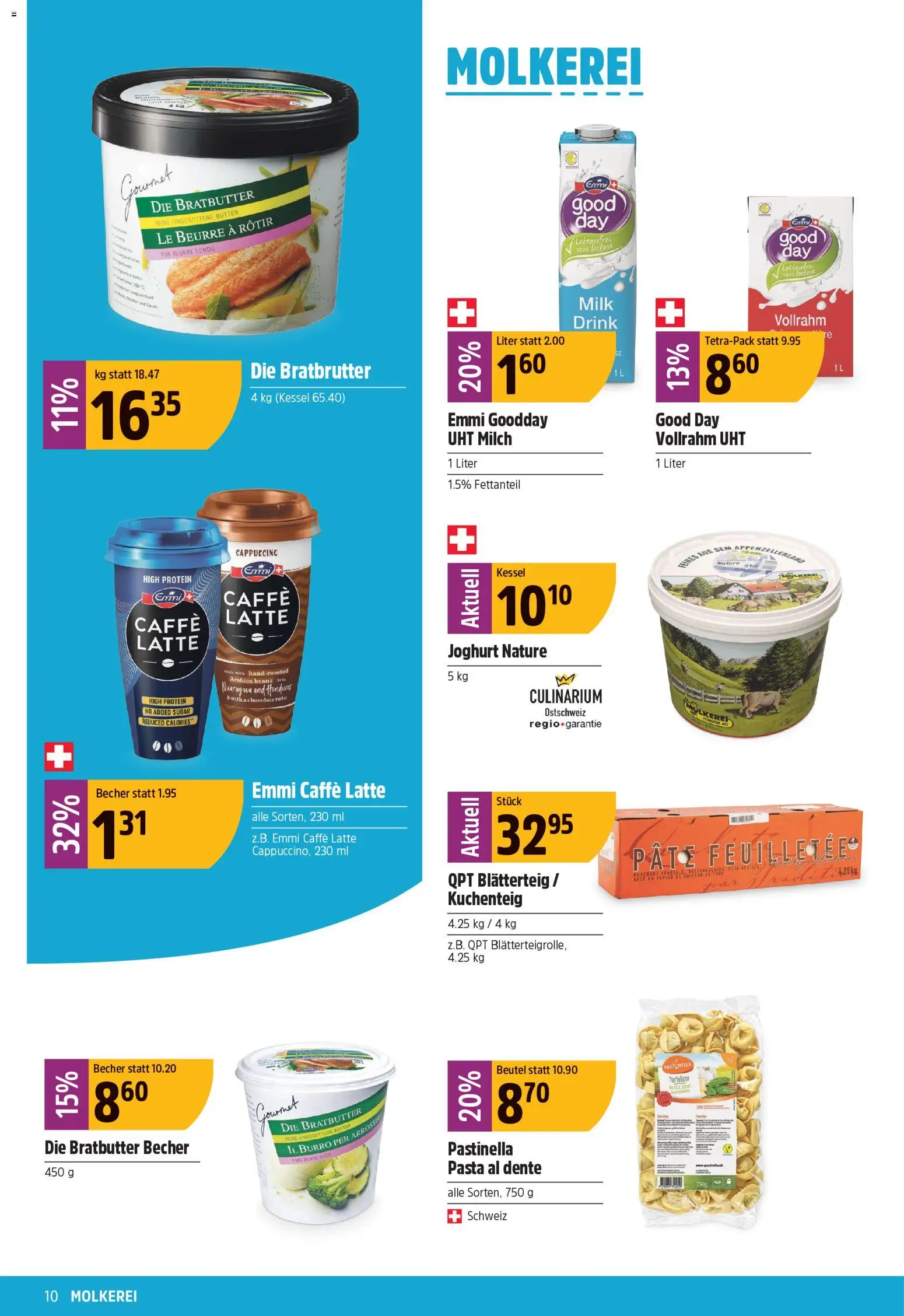 TopCC aktionen – gültig ab 04.05.2026 | Seite: 10 | Produkte: Milch, Joghurt, Pasta, Kessel