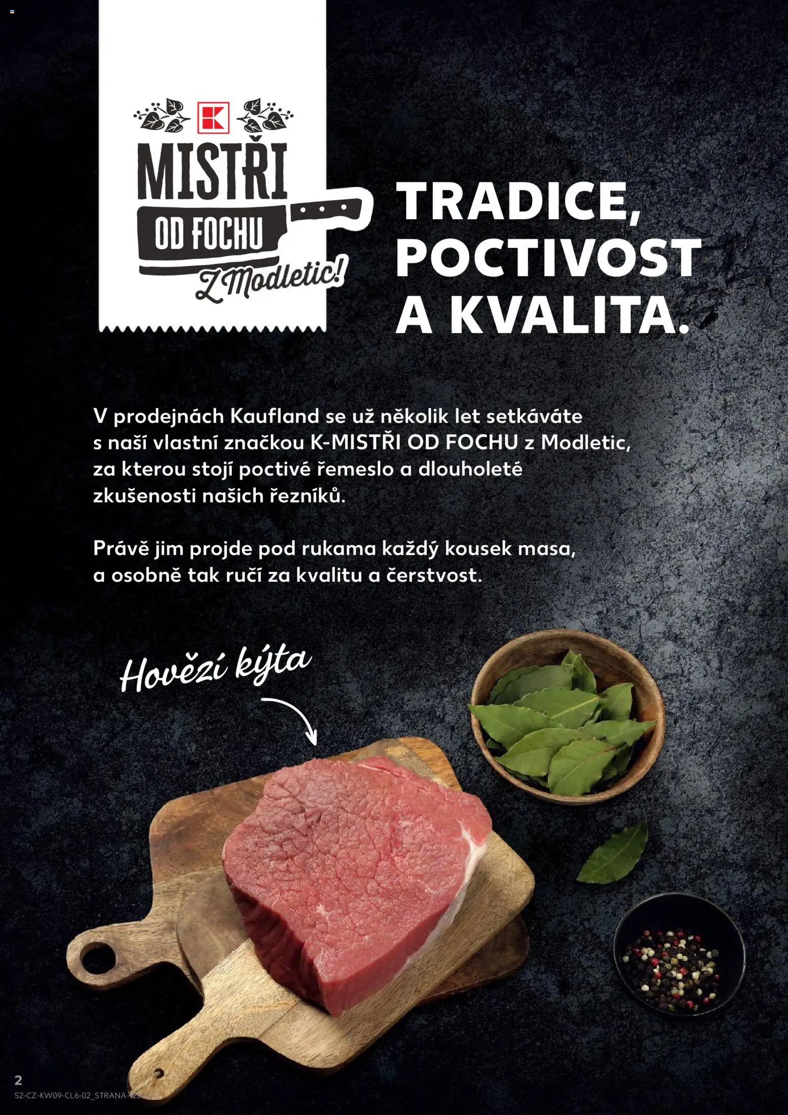 Kaufland leták - Kolín od 23.02.2026 | Strana: 2 | Produkty: Hovězí, Kýta