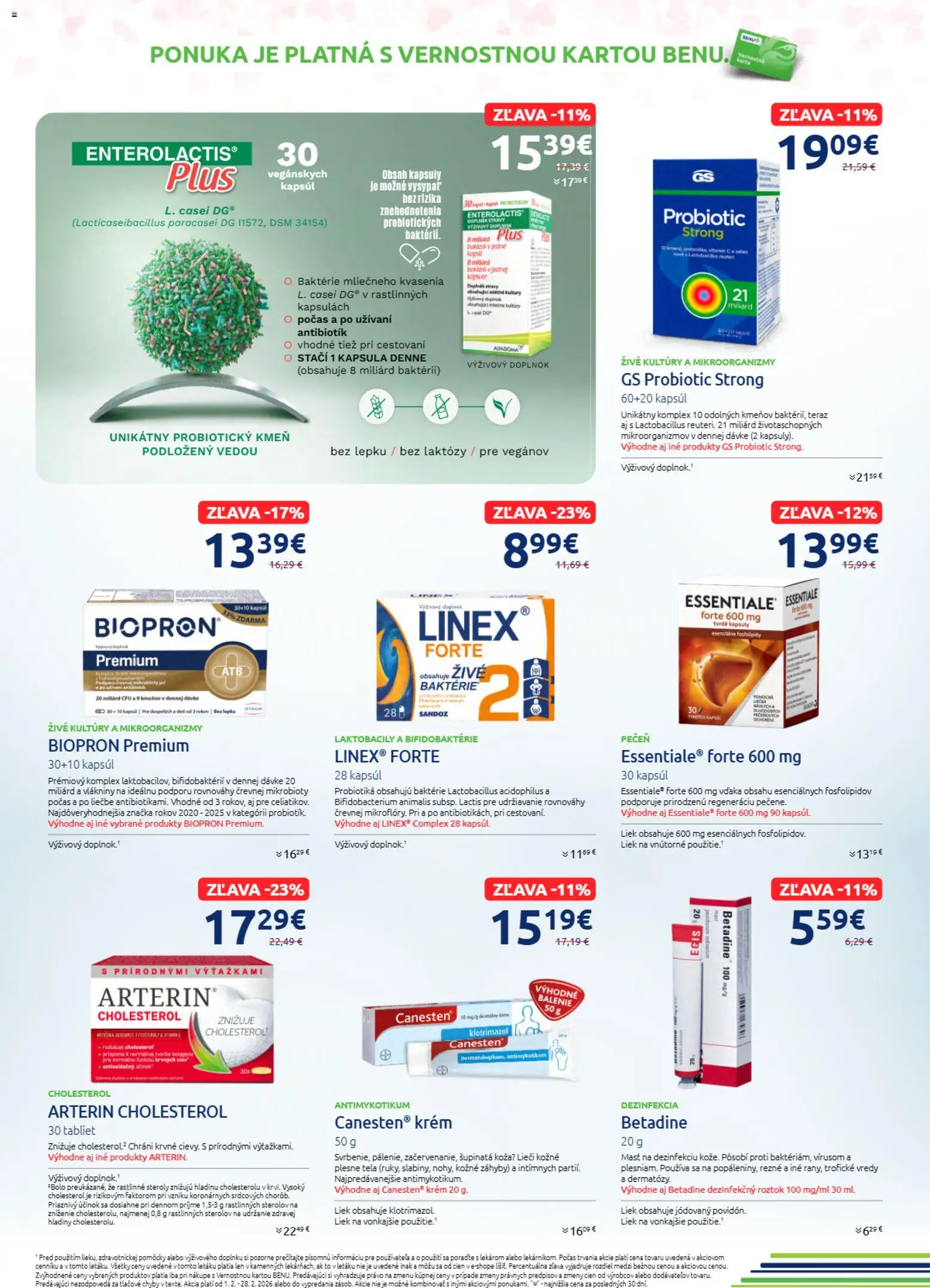 Nové BENU Lekáreň akcie – leták je platný od 01.02.2026 | Strana: 8 | Produkty: Krém