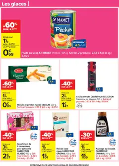  | Page: 36 | Produits: Glaces, Framboise, Mangue, Chocolat