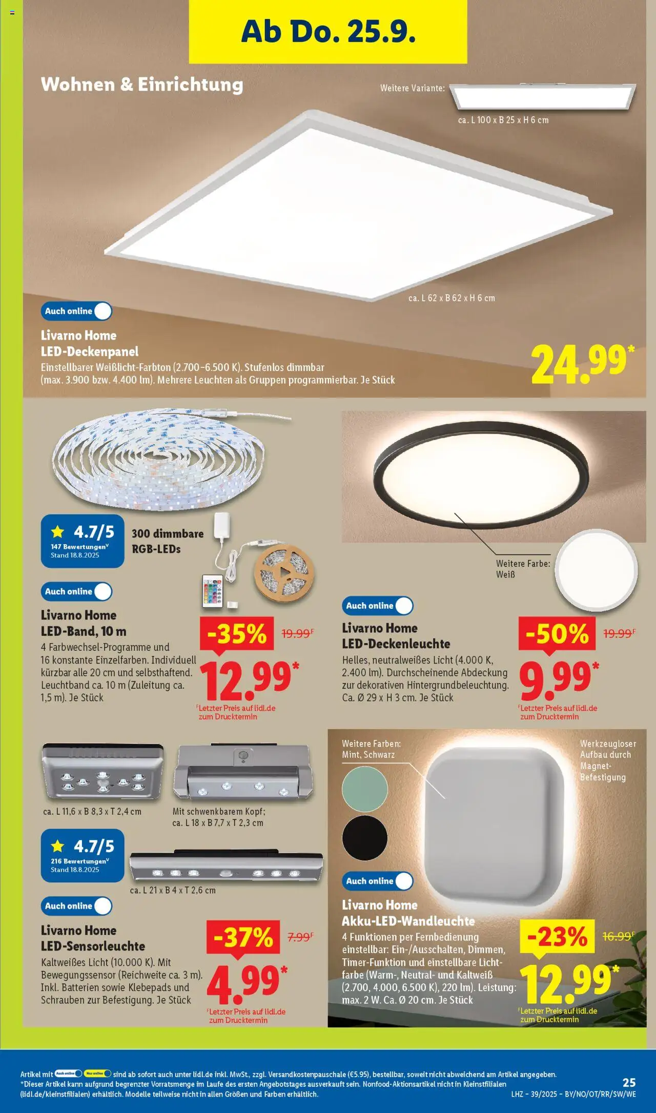 Lidl Prospekt Uffenheim – gültig ab 22.09.2025 | Seite: 23 | Produkte: Batterien