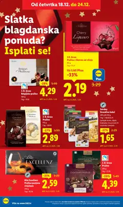 J. D. Gross Belgijske praline, Belgijske praline 360 g - Pregled kataloga iz trgovine Lidl, vrijedi od 18.12.2025 | Stranica: 10