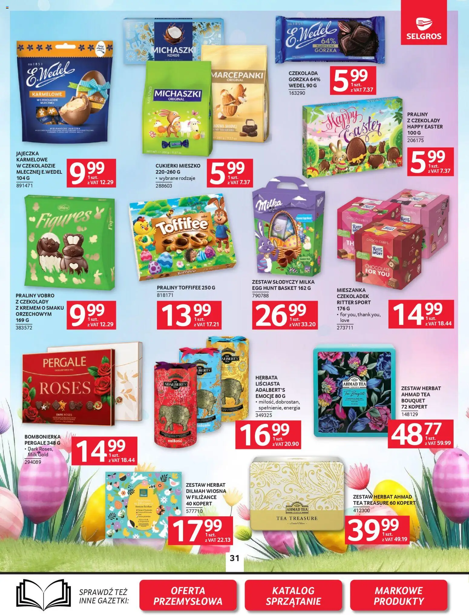 Selgros cash&carry gazetka od 26.03.2026 | Strona: 31 | Produkty: Bombonierka, Toffifee, Czekolada, Cukierki