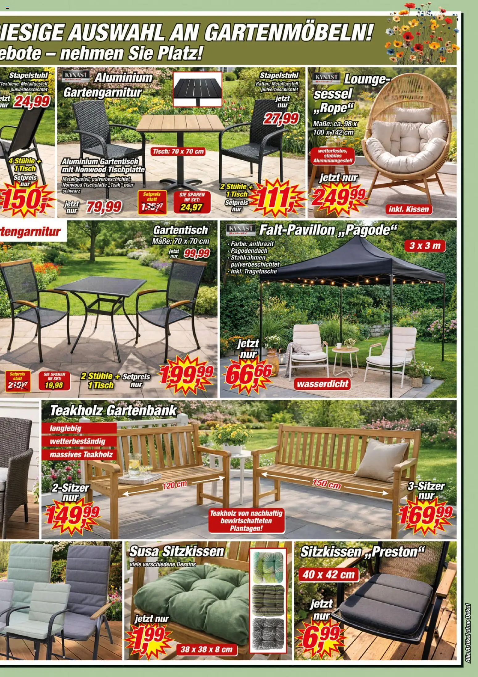 Posten Börse Prospekt – gültig ab 21.03.2026 | Seite: 3 | Produkte: Kissen, Sessel, Tisch