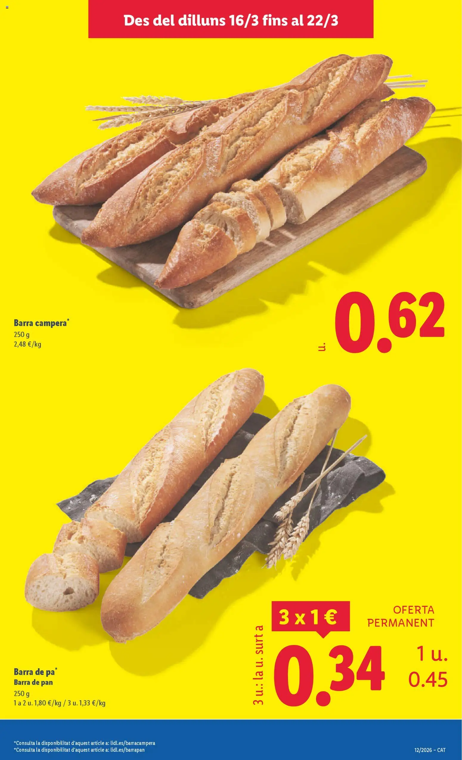 Lidl folleto │ válido desde el 16.03.2026 | Página: 21 | Productos: Pan