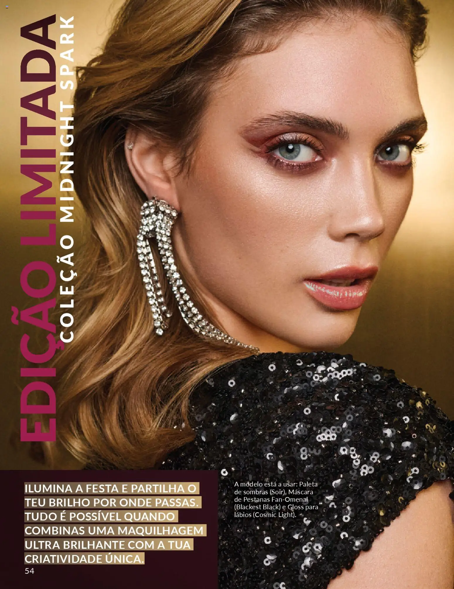 Catálogo Avon Campanha 12 │ válido de 01.12.2025 | Página: 54 | Produtos: Gloss, Máscara de pestanas, Maquilhagem, Sombras
