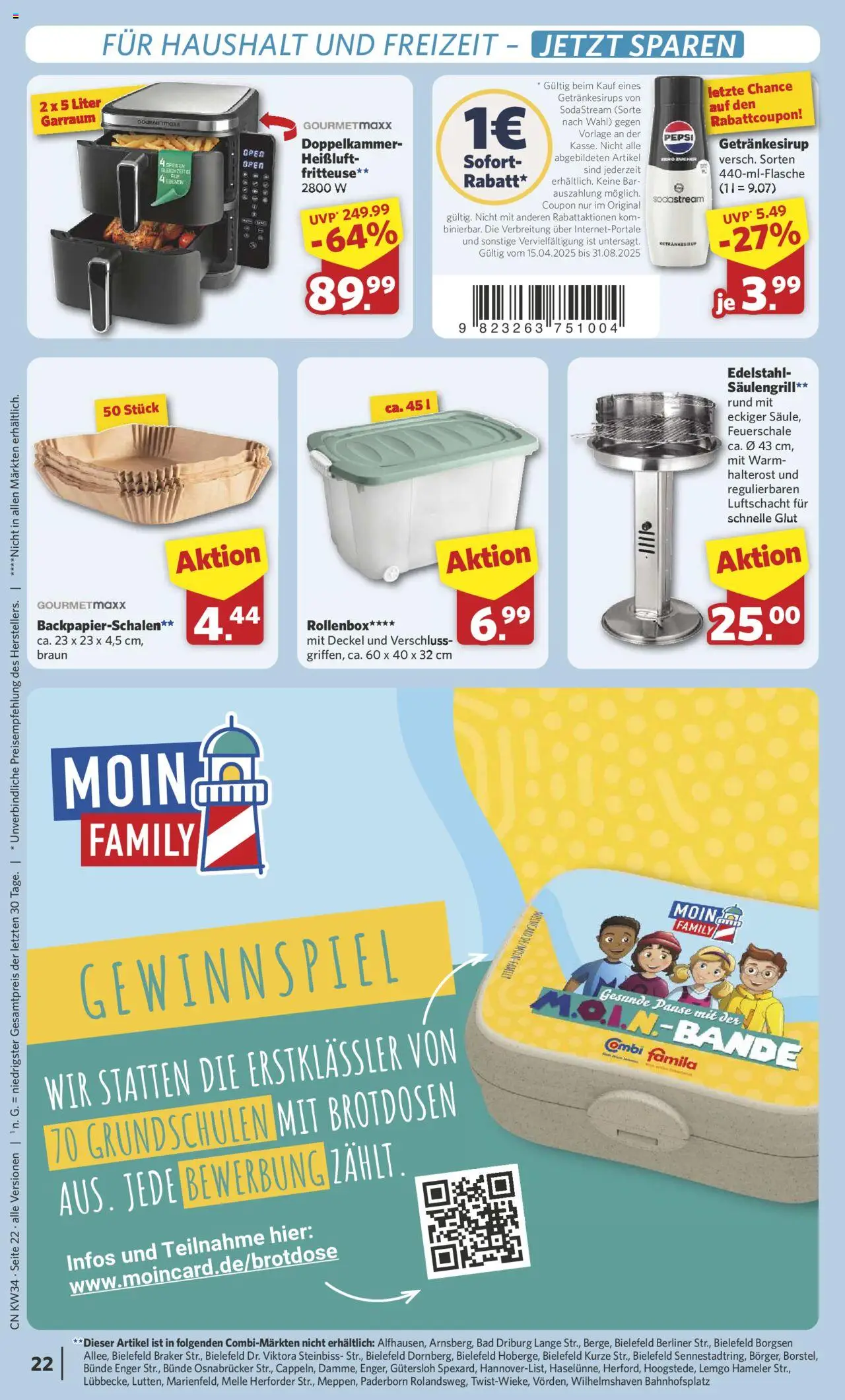 Combi Prospekt 	 - gültig ab dem 18.08.2025 | Seite: 30 | Produkte: Berliner, Bad, Zucker, Fritteuse