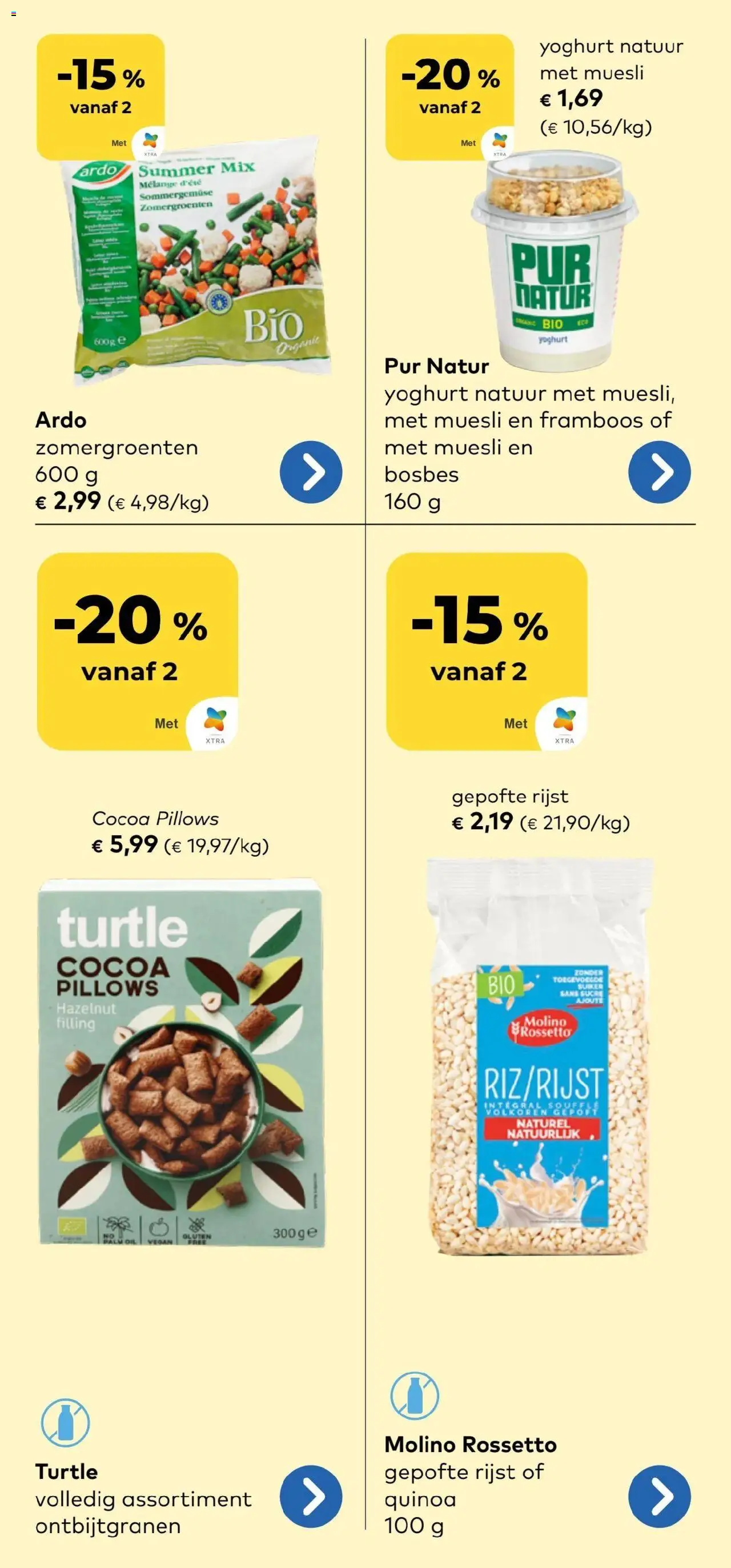  | Pagina: 11 | Producten: Rijst, Muesli, Quinoa, Yoghurt