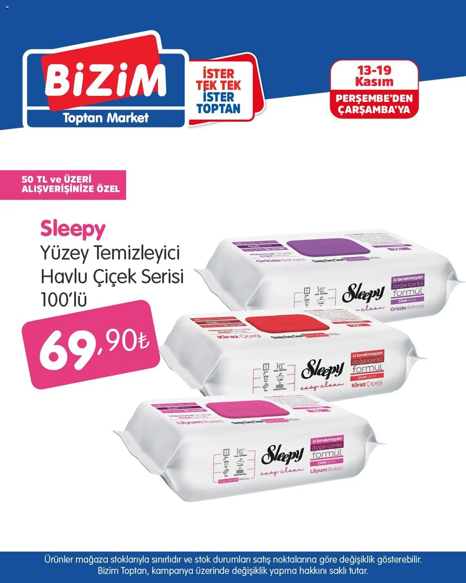 Bizim Toptan Katalog - 13.11.2025 tarihinden itibaren geçerlidir | Sayfa: 4 | Ürünler: Yüzey temizleyici, Kiraz