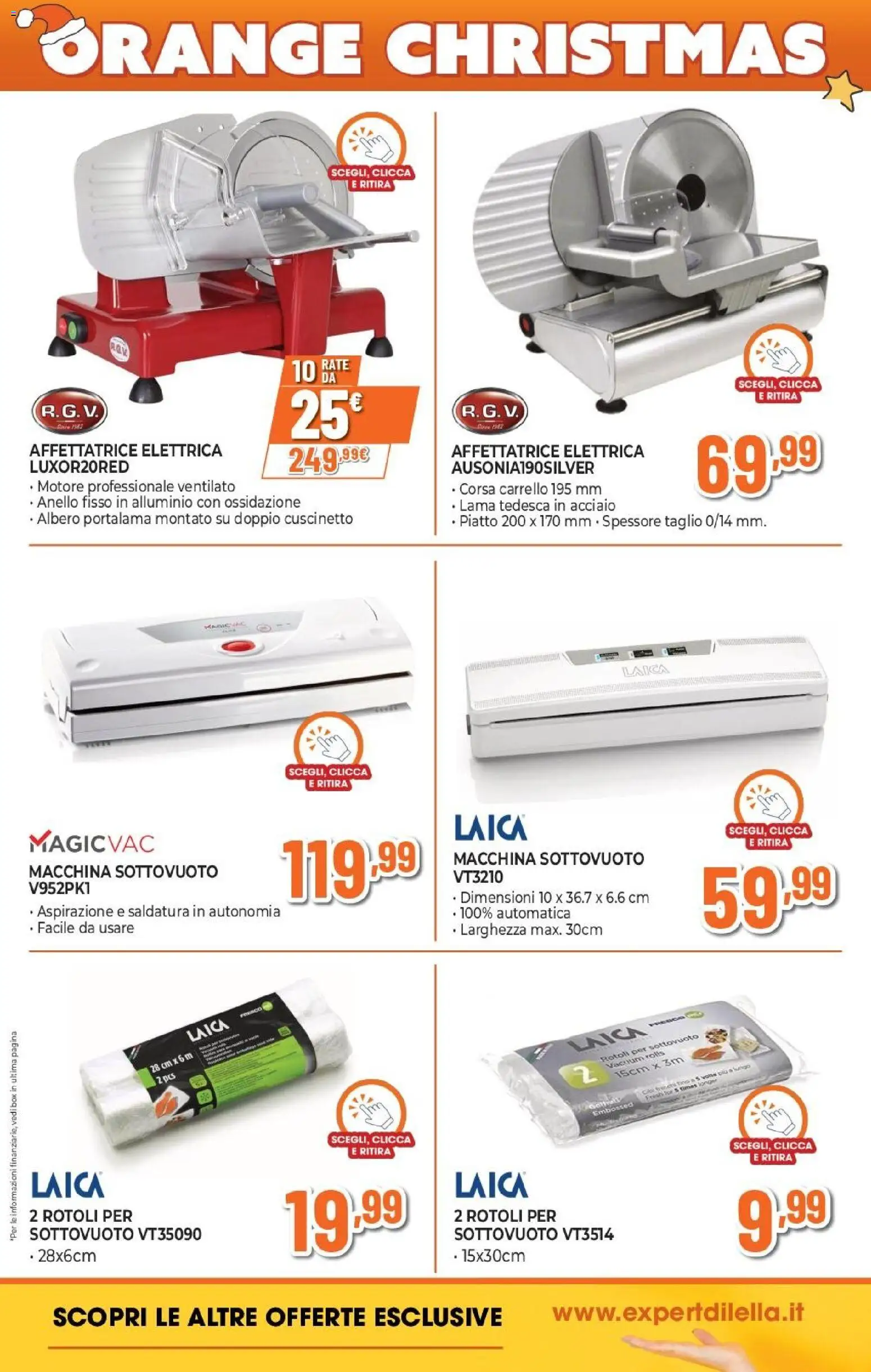 Volantino Expert del 02.12.2025 | Pagina: 19 | Prodotti: Anello, Piatto, Alluminio, Affettatrice
