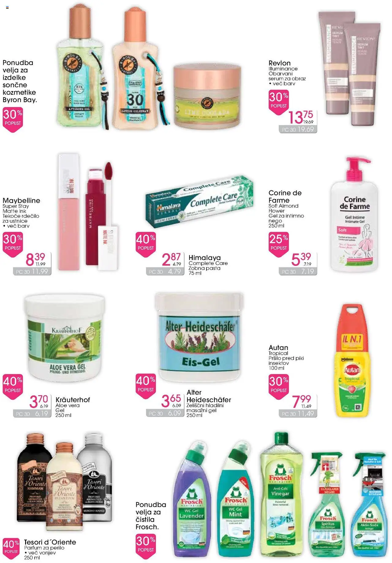 Tuš drogerija katalog │ velja od 06.08.2025 | Stran: 3 | Izdelki: Čistila, Parfum, Rdecilo za ustnice, Zobna pasta