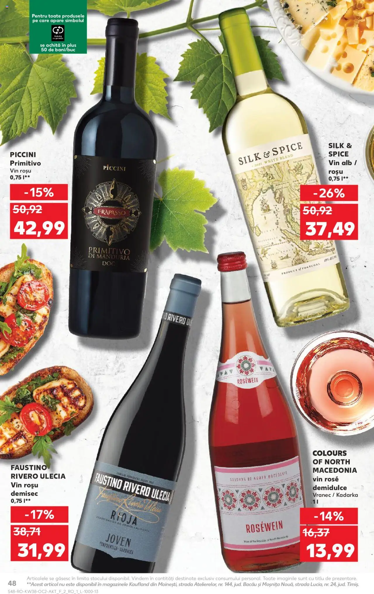 Noul catalog Kaufland – valabil de la 17.09.2025 | Pagină: 48 | Produse: Vin