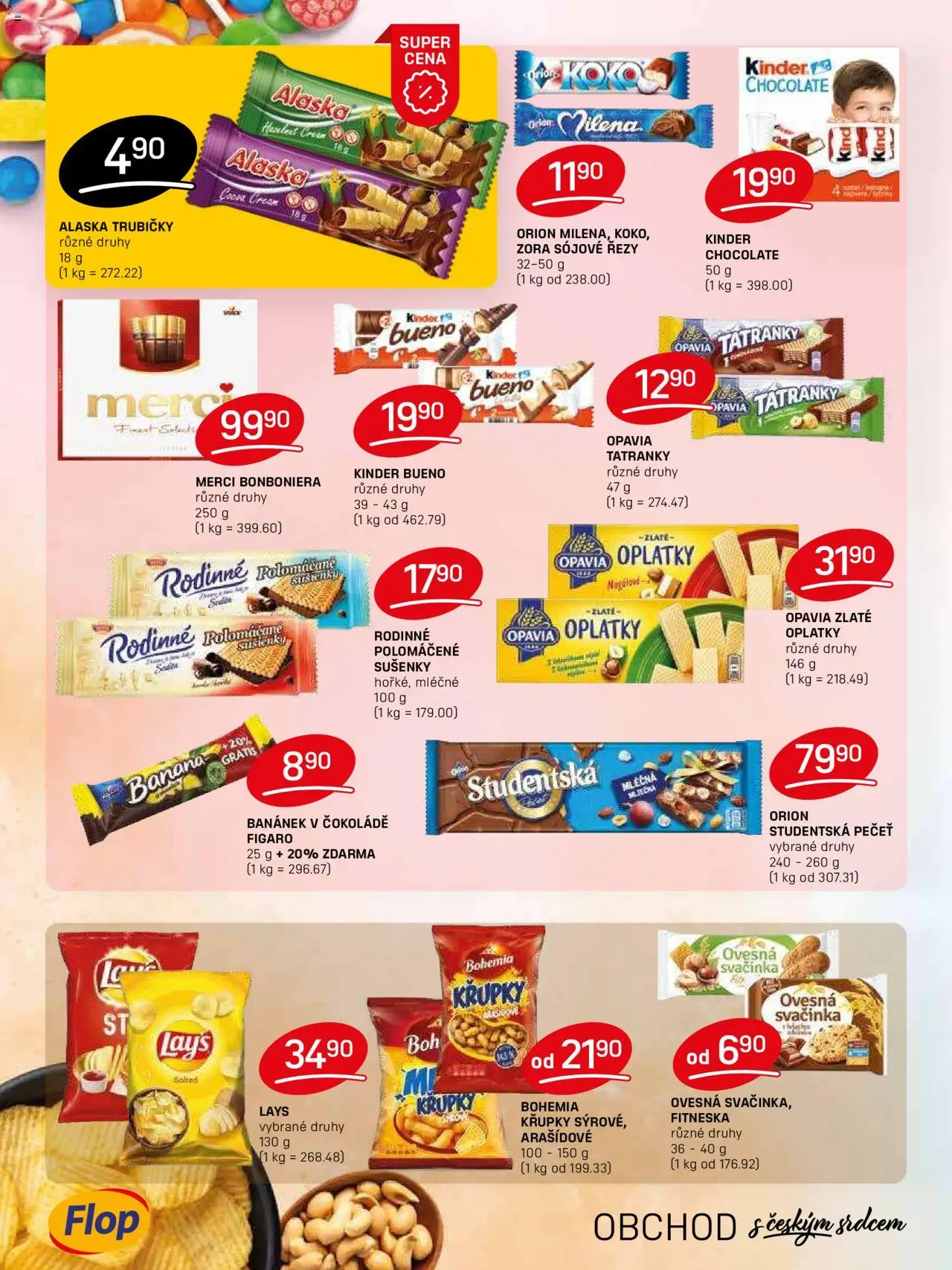 Flop leták od 11.06.2025 | Strana: 8 | Produkty: Bonboniéra, Studentská pečeť, Orion Studentská pečeť, Kinder Bueno