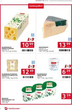 Transgourmet PUR Aktion ab 20.04.2026 gültig | Seite: 2 | Produkte: Milch, Creme