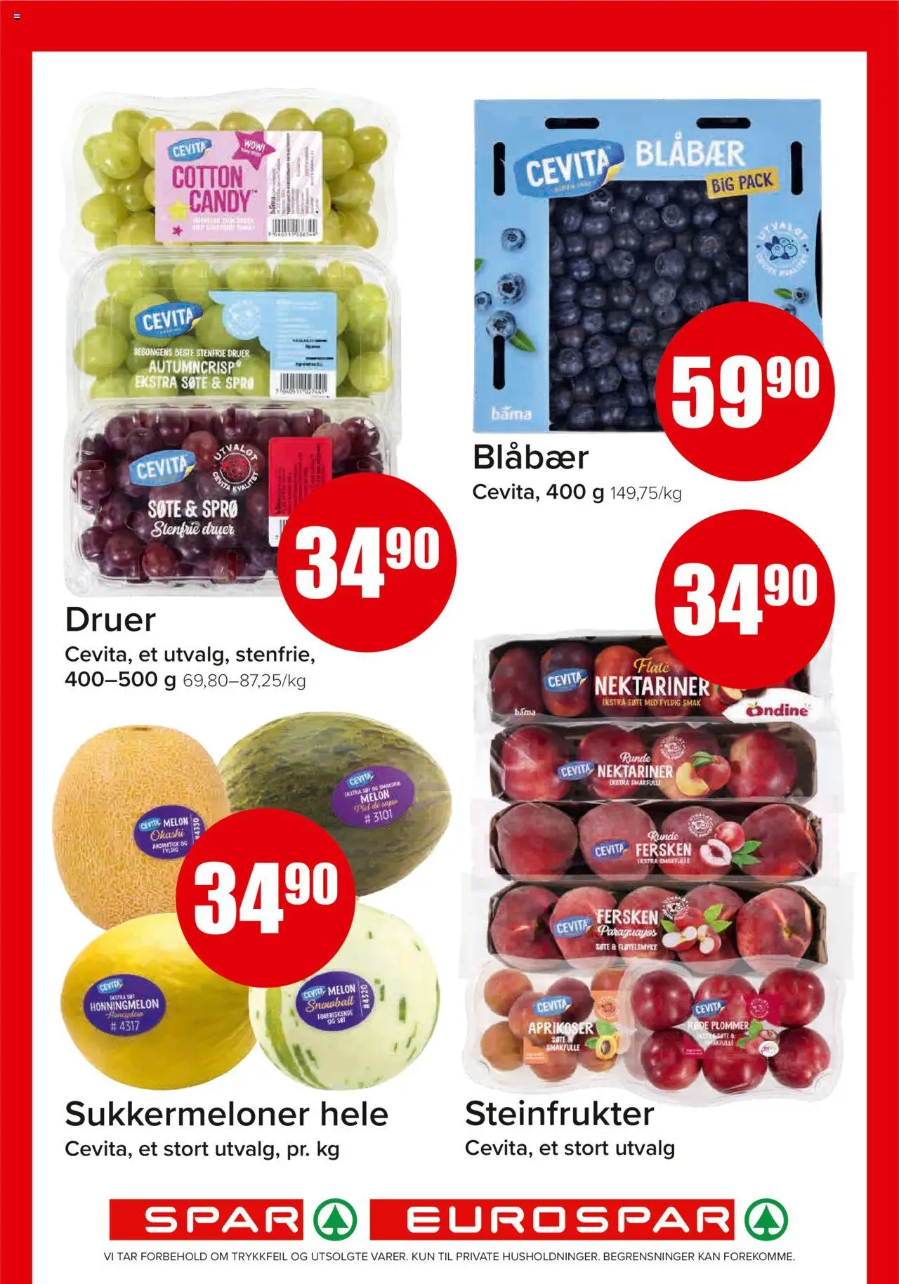  | Side: 2 | Produkter: Plommer, Nektariner, Fersken, Blåbær