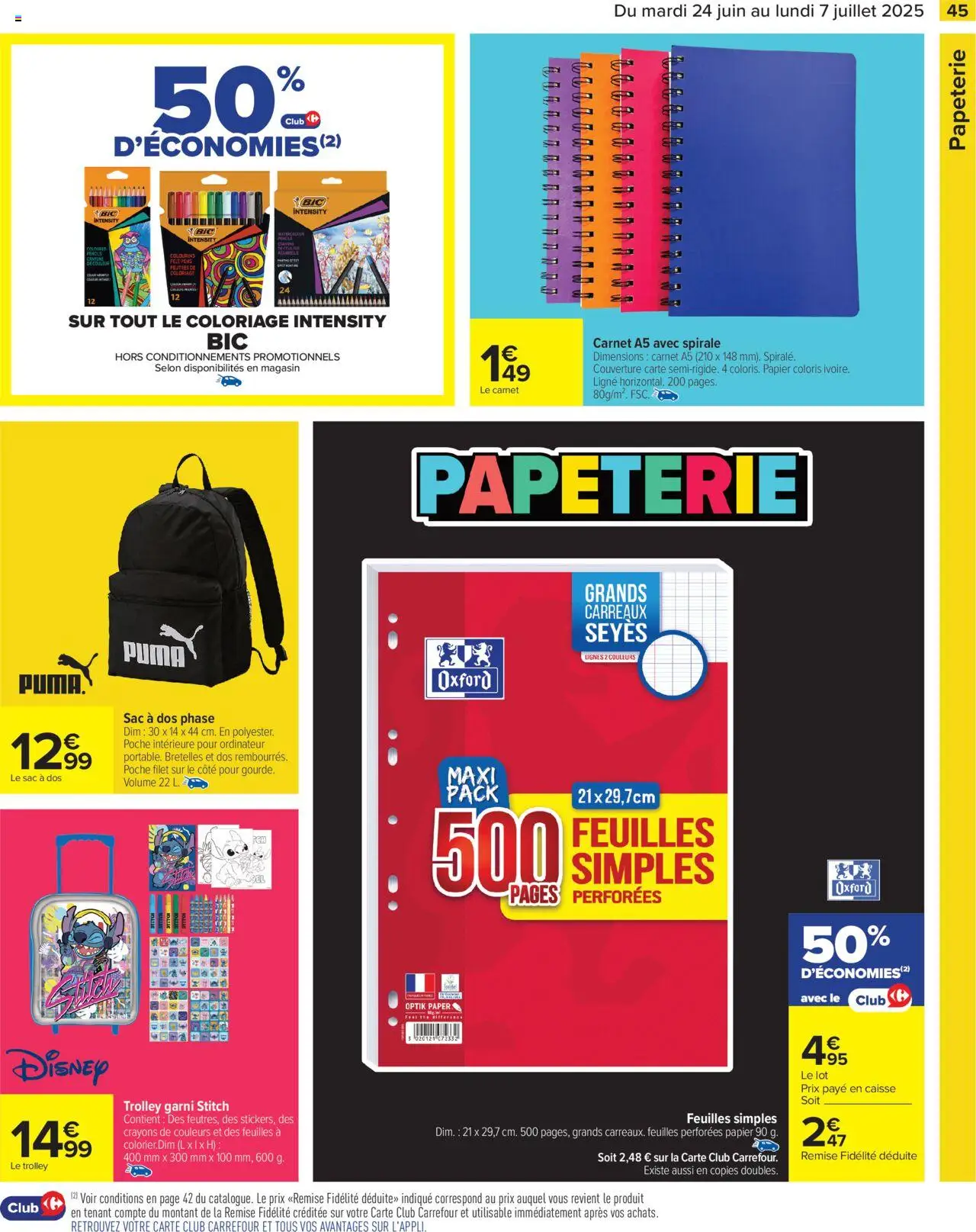  | Page: 47 | Produits: Sac, Pinces, Couverture, Notebook
